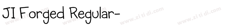 JI Forged Regular字体转换